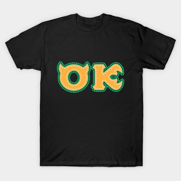 Monster University Fraternity Oozma Kappa T-Shirt by DarkChoocoolat